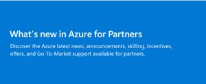 September update: What's new in Azure for partners