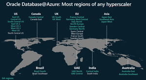Oracle Database@Azure now supports Oracle Database 19c on Exadata Exascale and New UAE Regions