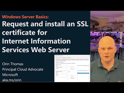 Requesting and Installing an SSL Certificate for Internet Information Server (IIS)