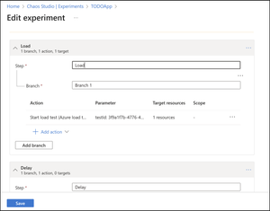 Running a Load Test within a Chaos Experiment