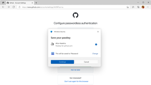 Windows 11 expands passkey manager support