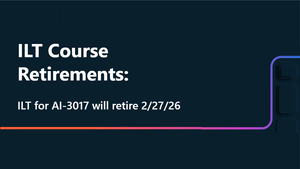 Course Retirement Announcement: AI-3017