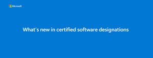 FY26 Q2 Update: What's new in certified software designations