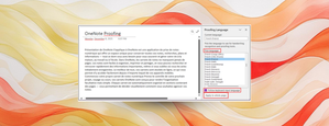 More control over proofing language in OneNote on Windows