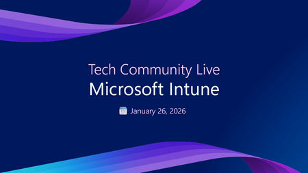 Save the date: Intune Tech Community Live – January 26