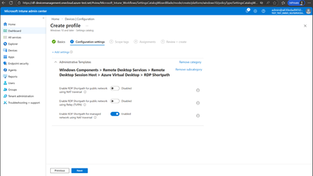Announcing General Availability of RDP Shortpath Configuration via GPO and Microsoft Intune