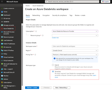 Serverless Workspaces are generally available in Azure Databricks