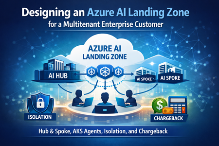 Architecting an Azure AI Hub-and-Spoke Landing Zone for Multi-Tenant Enterprises