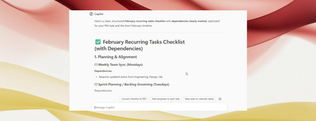 Short month survival guide: Planning, checklists, and calendar wins with Copilot