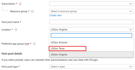 Azure Virtual Desktop is now available in US Gov Texas in Azure Government
