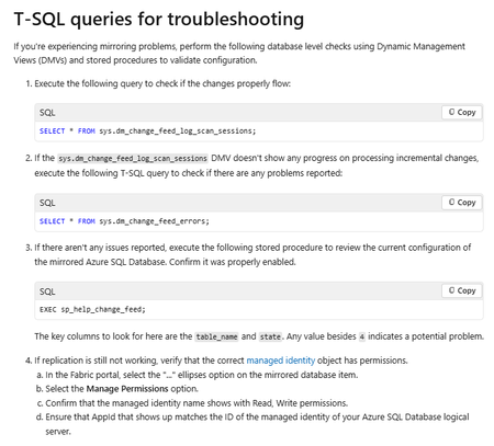 Mirrored Azure SQL Database Not Replicating: Running but No Data