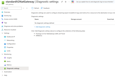 Unlock outbound traffic insights with Azure StandardV2 NAT Gateway flow logs