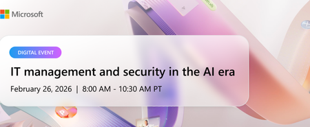 Upcoming IT Management and Security in the AI Era events on Tech community!