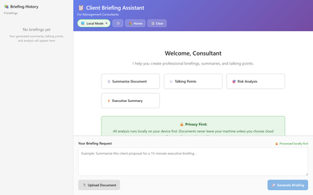Building a Privacy-First Hybrid AI Briefing Tool with Foundry Local and Azure OpenAI