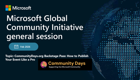 🎟️ Backstage Pass to CommunityDays.org