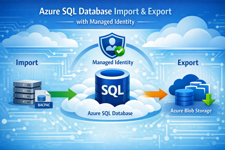 Managed Identity Support for Azure SQL Database Import & Export services (preview)