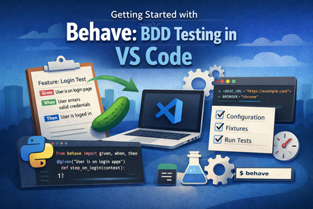 Getting Started with Behave: Writing Cucumber Tests in VS Code
