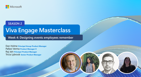 Monday Masterclass Season 2 – Week 4 Designing Events Employees Remember