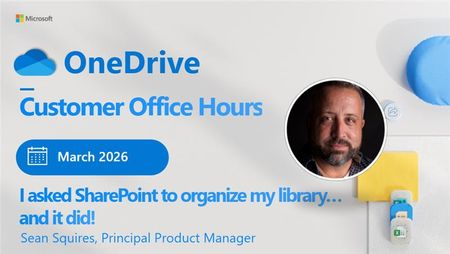 OneDrive 오피스 아워 | 2026년 3월