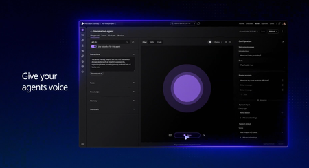 공개 미리보기: Microsoft Foundry에서 음성 기반 에이전트 사용 가능
