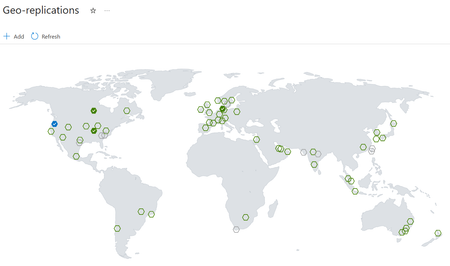 Azure Container Registry 지리적 복제를 위한 상태 인식 장애 조치