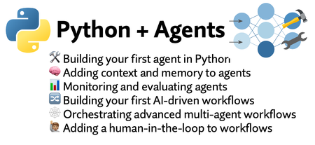 파이썬으로 에이전트와 워크플로우를 구축하는 방법을 알아보세요.