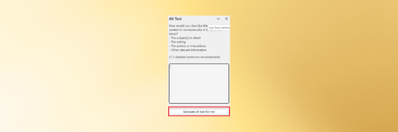 Mac용 Word 및 PowerPoint에서 더욱 풍부한 대체 텍스트를 생성하세요
