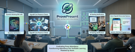 ProvePresent: Azure Serverless 및 Azure OpenAI를 활용하여 대리인 출석을 없애다
