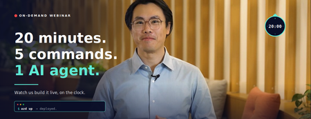 우리는 목재 회사를 위한 AI 에이전트를 만드는 데 20분을 할당했습니다. 타이머는 여전히 화면에 표시되어 있습니다.