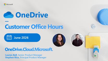 OneDrive 상담 시간 | 2026년 6월