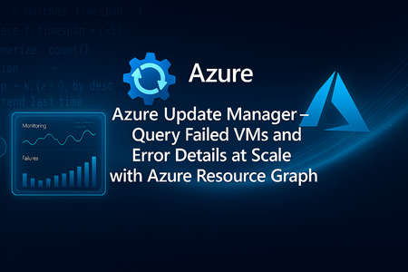 Azure Update Manager의 대규모 장애 보고