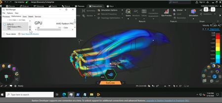 Azure의 AMD Radeon V710 GPU를 활용한 Ansys Discovery 실시간 시뮬레이션