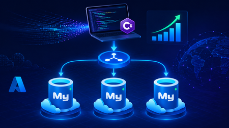 애플리케이션 수준 샤딩을 사용하여 Azure Database for MySQL의 쓰기 처리량 확장