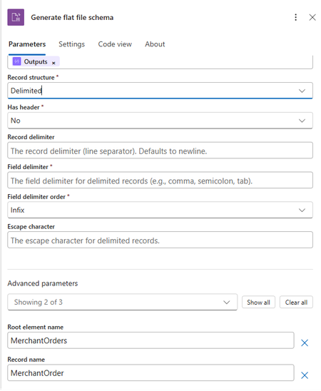 Azure Logic Apps Standard에서 플랫 파일 스키마 생성 기능 지원 발표