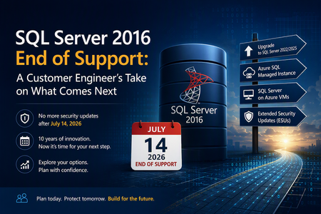 SQL Server 2016 지원 종료: 향후 방향에 대한 고객 엔지니어의 관점
