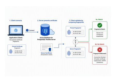 Azure Database for PostgreSQL의 TLS 인증서 고정 및 모범 사례