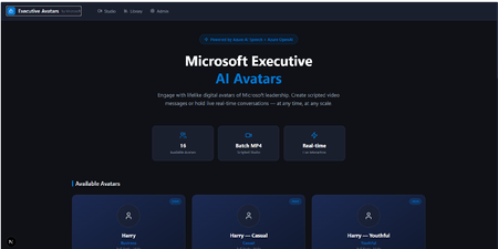 Azure 기반 기업용 AI 아바타 플랫폼: 프론티어 인텔리전스와 파이어웍스 AI 오픈소스의 만남