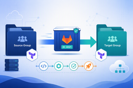 Terraform 상태나 CI/CD에 영향을 주지 않고 운영 중인 GitLab 프로젝트를 그룹 간에 이동하기