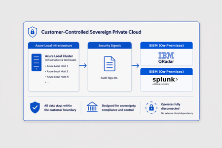 IBM QRadar 및 Splunk를 통한 Azure 로컬 보안 생태계 확장
