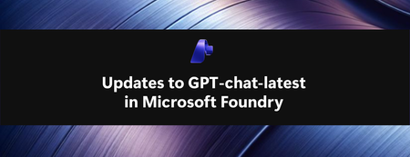 Microsoft Foundry의 GPT-chat-latest 업데이트