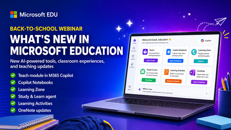 Microsoft EDU의 최신 소식 - 2026년 신학기 웨비나