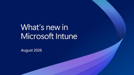 Microsoft Intune의 새로운 기능 – 8월