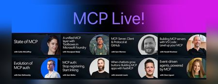MCP의 최신 소식을 확인해 보세요: MCP Live!의 모든 녹화 영상