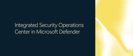 Microsoft Defender의 통합 보안 운영 센터