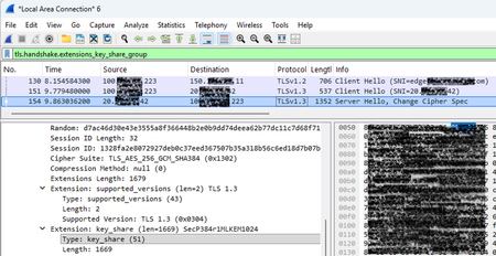 Remote Desktop Protocol and PQC TLS 1.3 Hybrid