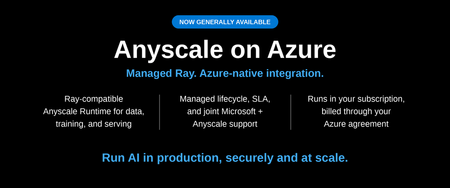 Anyscale on Azure is now Generally Available