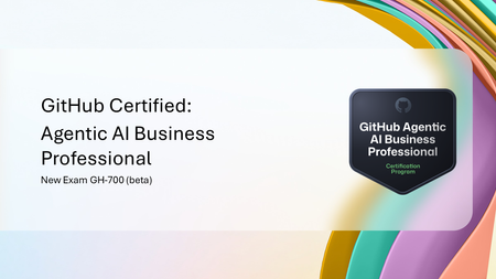 새로운 GitHub 인증: Agentic AI 비즈니스 전문가