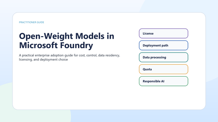 Open-Weight Models in Microsoft Foundry