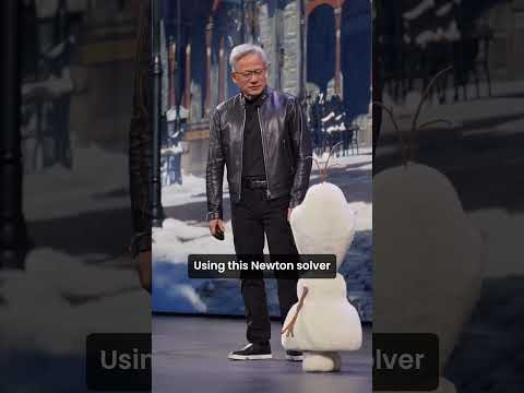 Olaf Takes the Stage With Jensen Huang