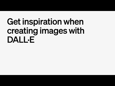 Style Inspiration with DALL·E in ChatGPT